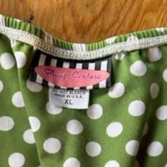 Pinup Couture Polka Dot Swimsuit Skirt Wrap - Picture 5 of 5